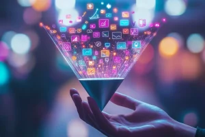 Social media marketing funnel